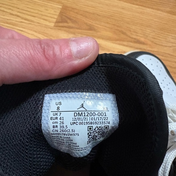 Nike Air Jordan 1 Mid SE Zen Master White Black Pink Coral DM1200-001 Men Sz 8 - Picture 5 of 6